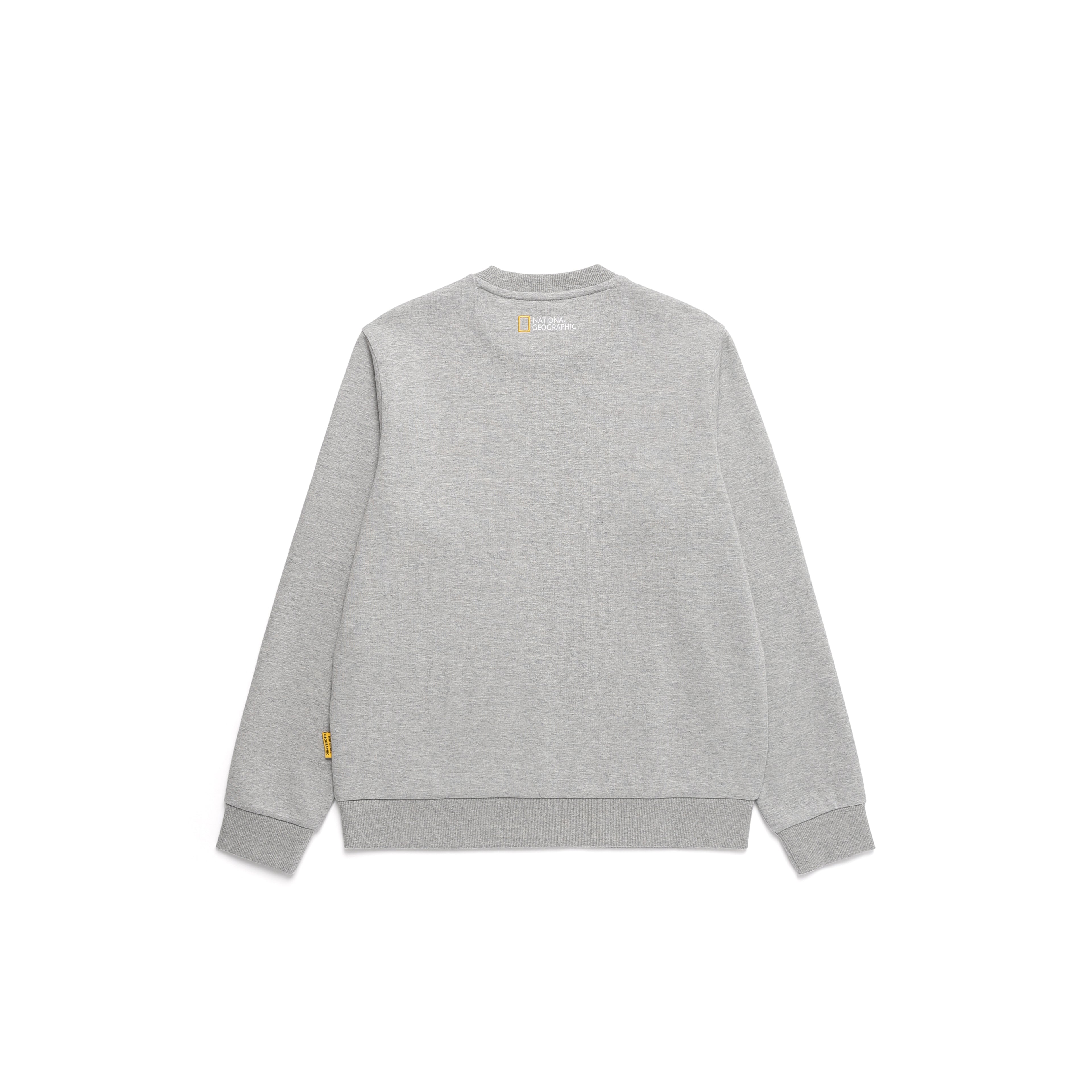 Unisex Folhas Small Logo Sweatshirt- M/Grey