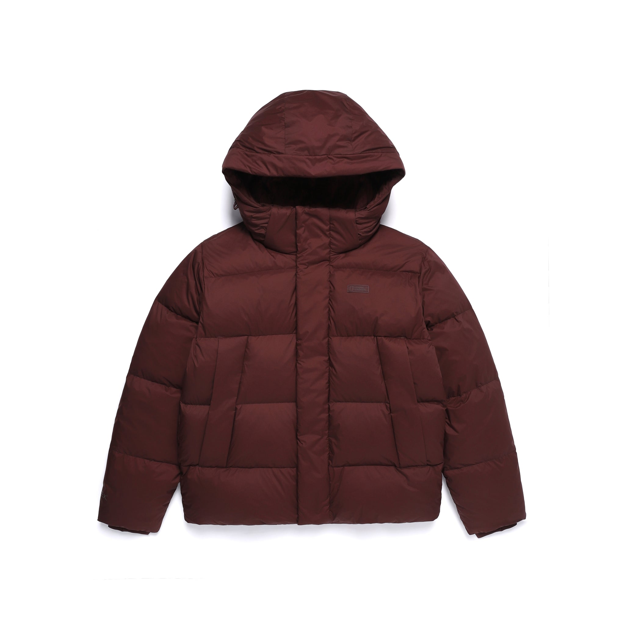 UNISEX [PERTEX] OBERON DETACHABLE HOOD GOOSE DOWN JACKET- WINE