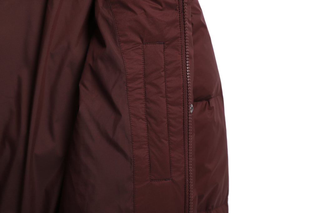 Unisex [Pertex] Oberon Detachable Hood Goose Down Jacket- Wine