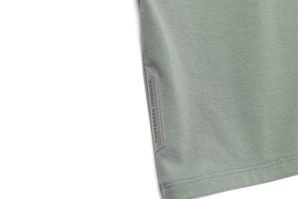 Kids Graphic Layered Short Sleeved T-Shirt- G/ Khaki