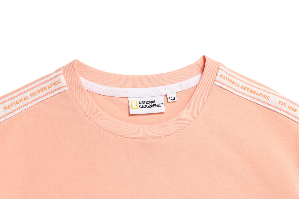 Kids T-Shirt & Shorts Set- Coral