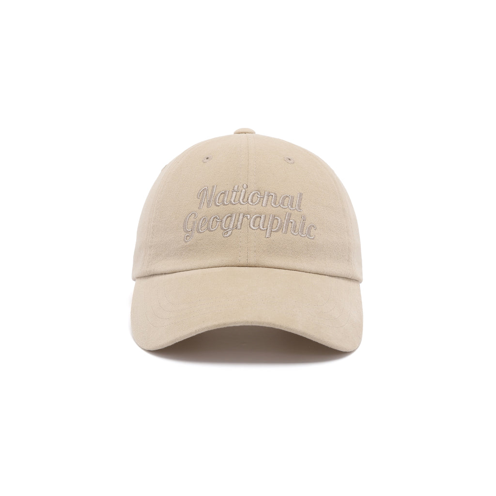 Unisex Cotton Brushed Logo Cap
