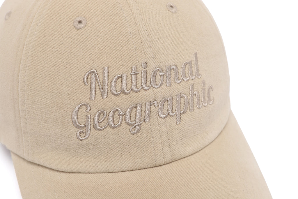 Unisex Cotton Brushed Logo Cap