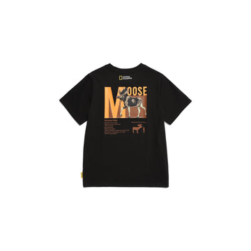KIDS ANIMAL GRAPHIC (MOOSE) T-SHIRT