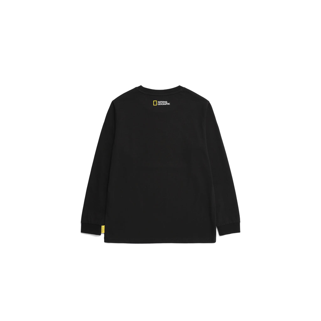Kids Long-Sleeved Shirt- Carbon Black