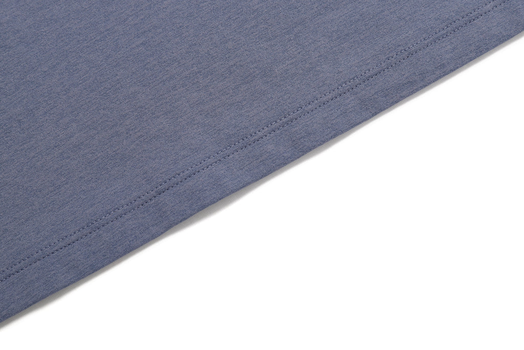 Kids T-Shirt With Logo- Gray Blue