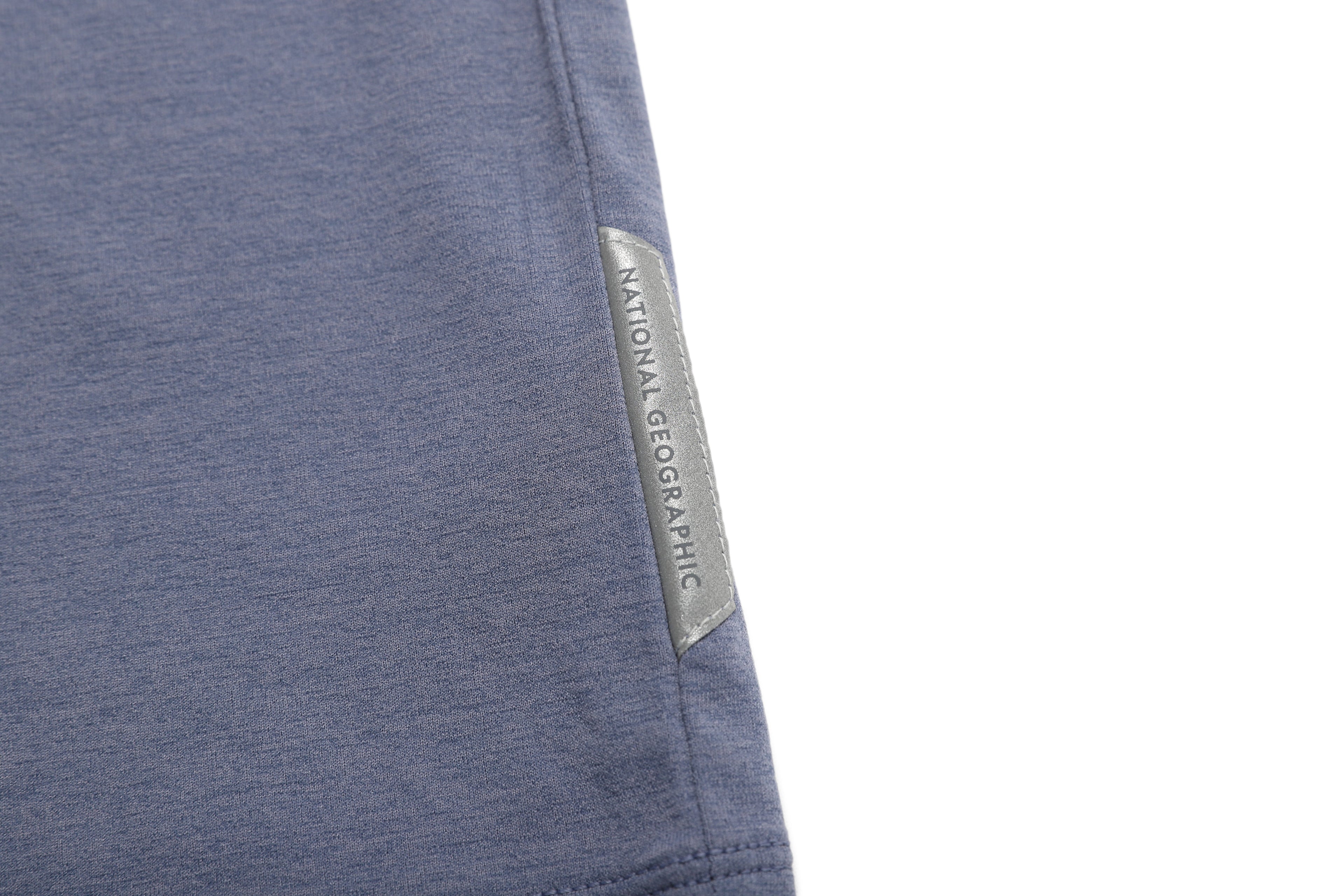 Kids T-Shirt With Logo- Gray Blue