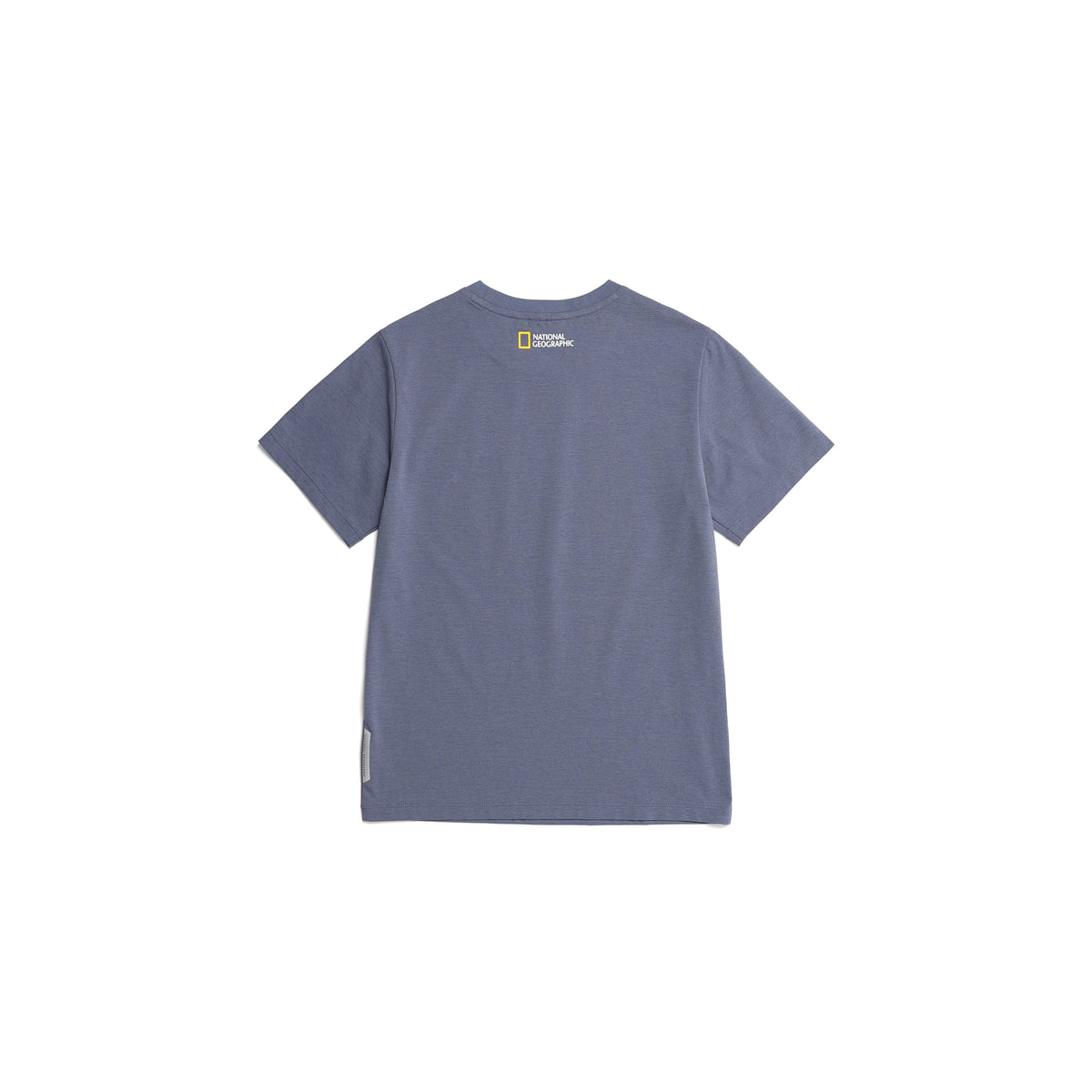 Kids T-Shirt With Logo- Gray Blue