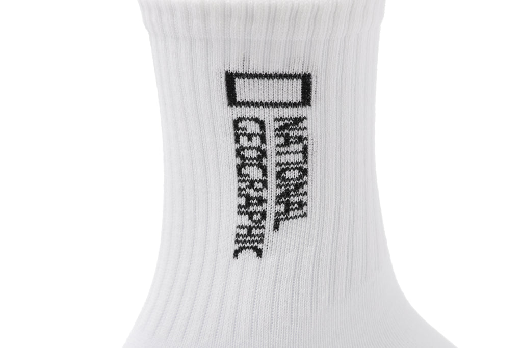 Unisex 3 Pack Crew Socks- White