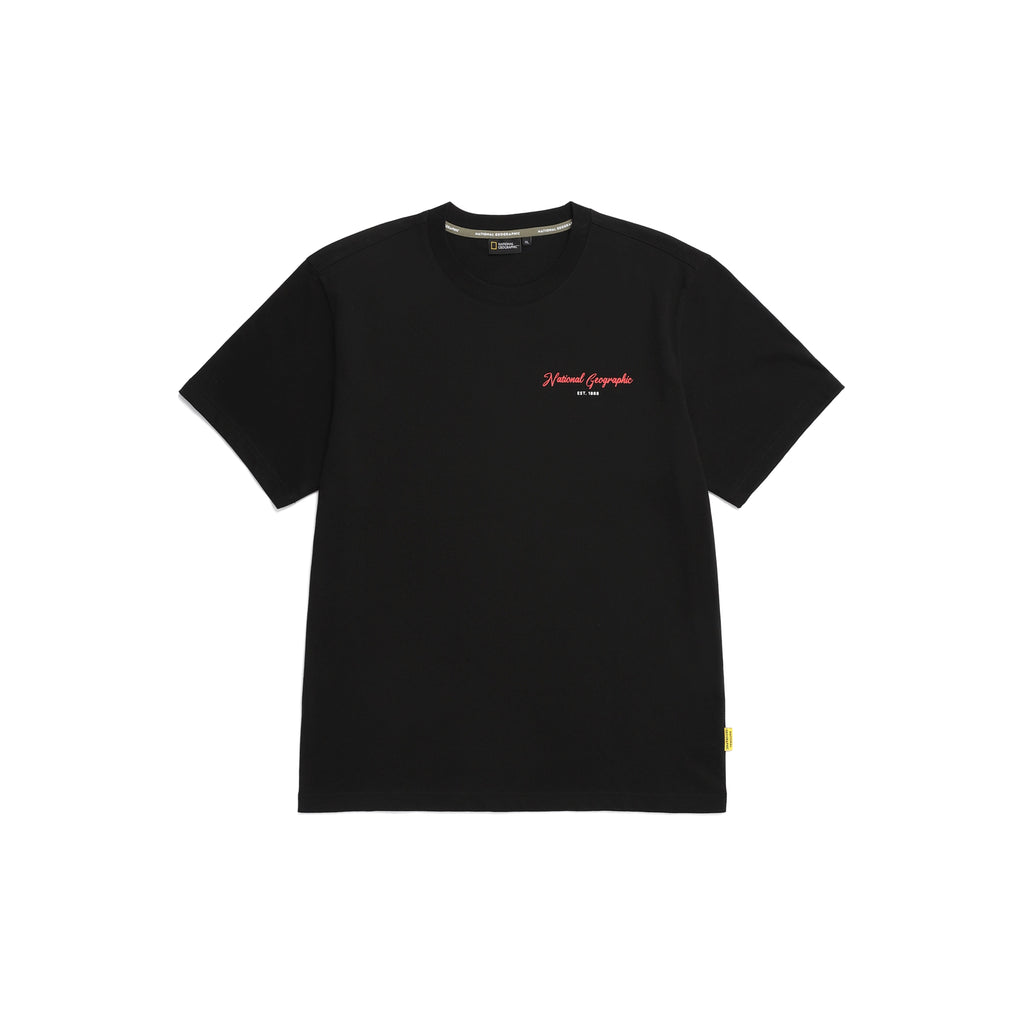 Unisex Yellowstone Graphic T-Shirt- Carbon Black