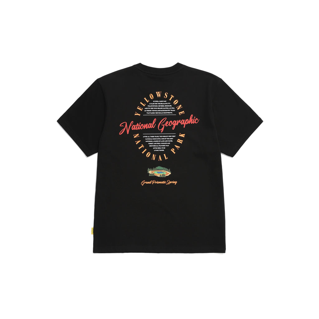 Unisex Yellowstone Graphic T-Shirt- Carbon Black
