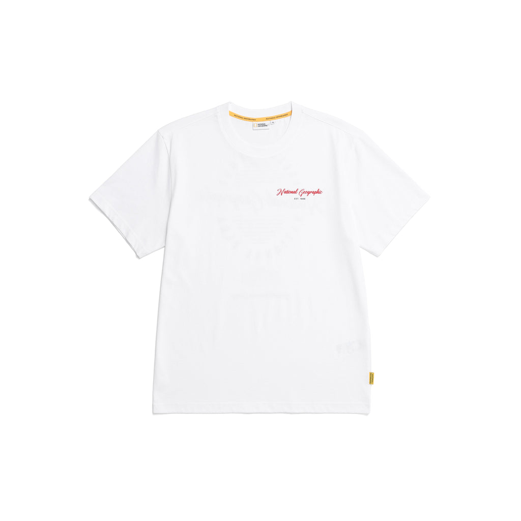 Unisex Yellowstone Graphic T-Shirt- White