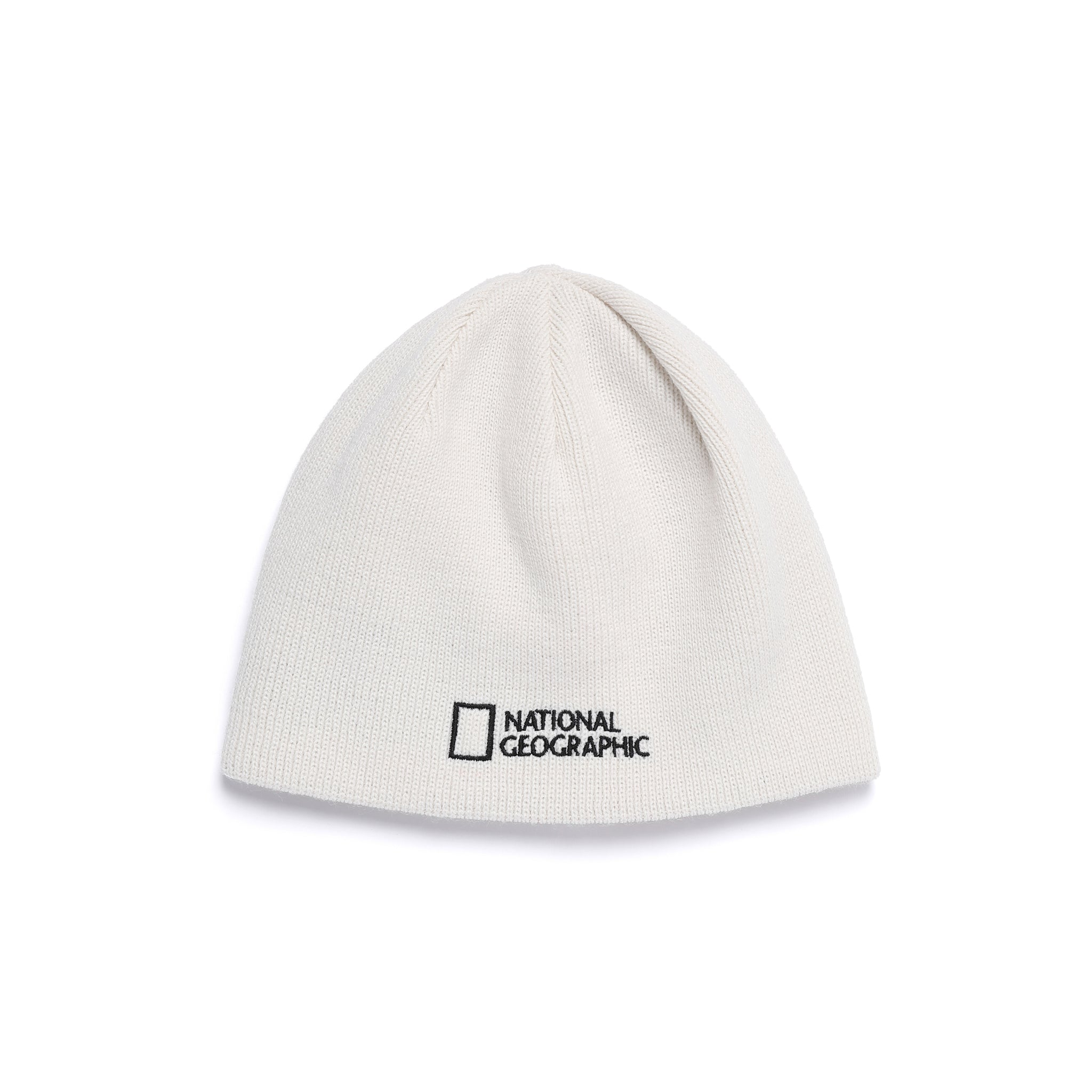 UNISEX REVERSIBLE BEANIE- WHITE
