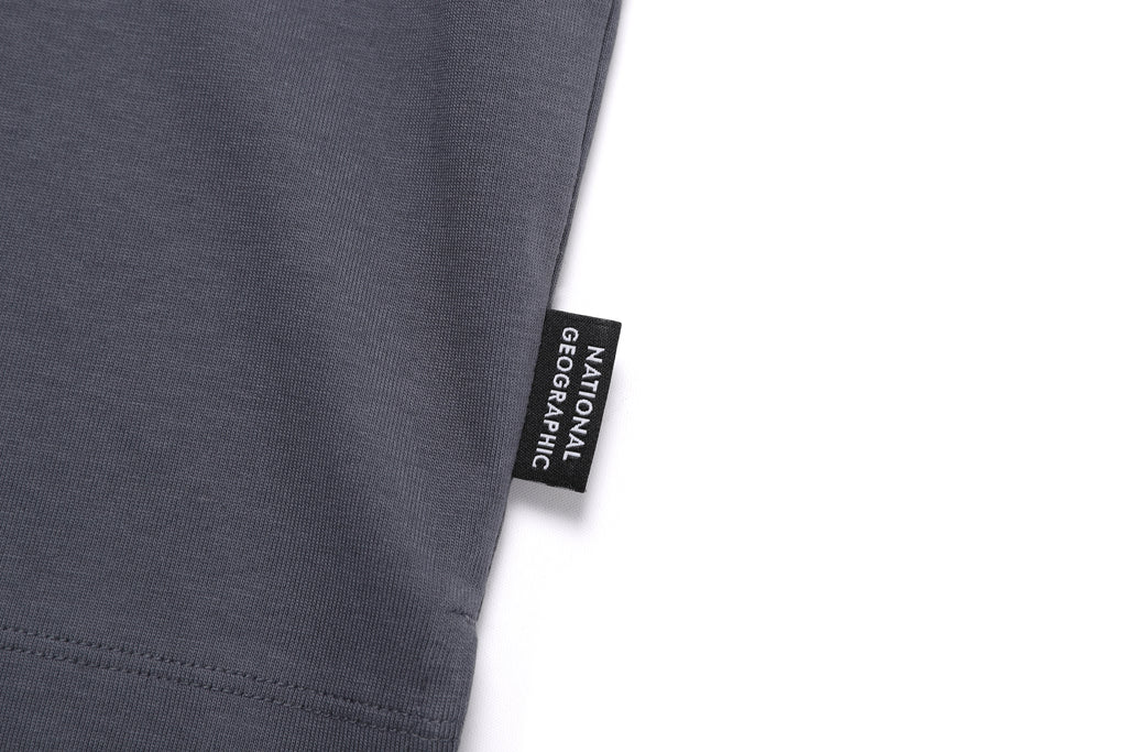 Women'S Semi-Crop Regen Ss T-Shirt- Blue Grey