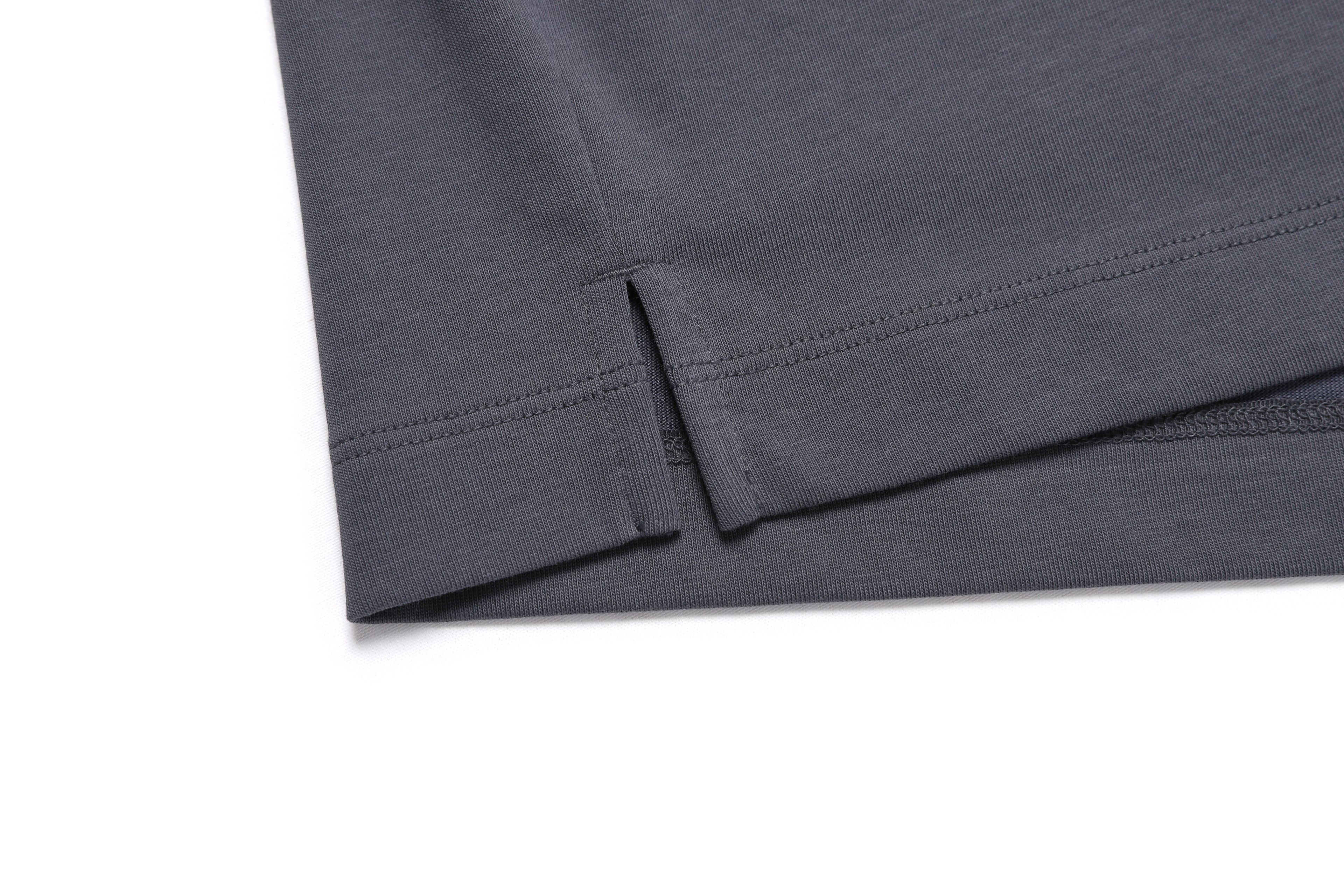 Women'S Semi-Crop Regen Ss T-Shirt- Blue Grey