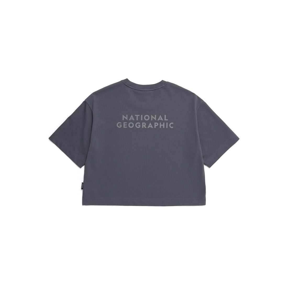 WOMEN'S SEMI-CROP REGEN SS T-SHIRT- BLUE GREY
