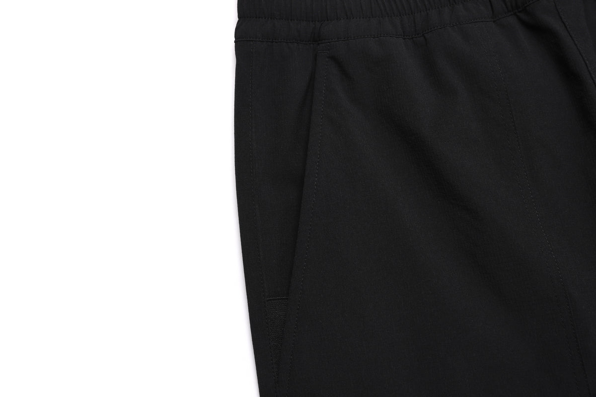 Unisex Parachute Wide Fit Pants- Carbon Black
