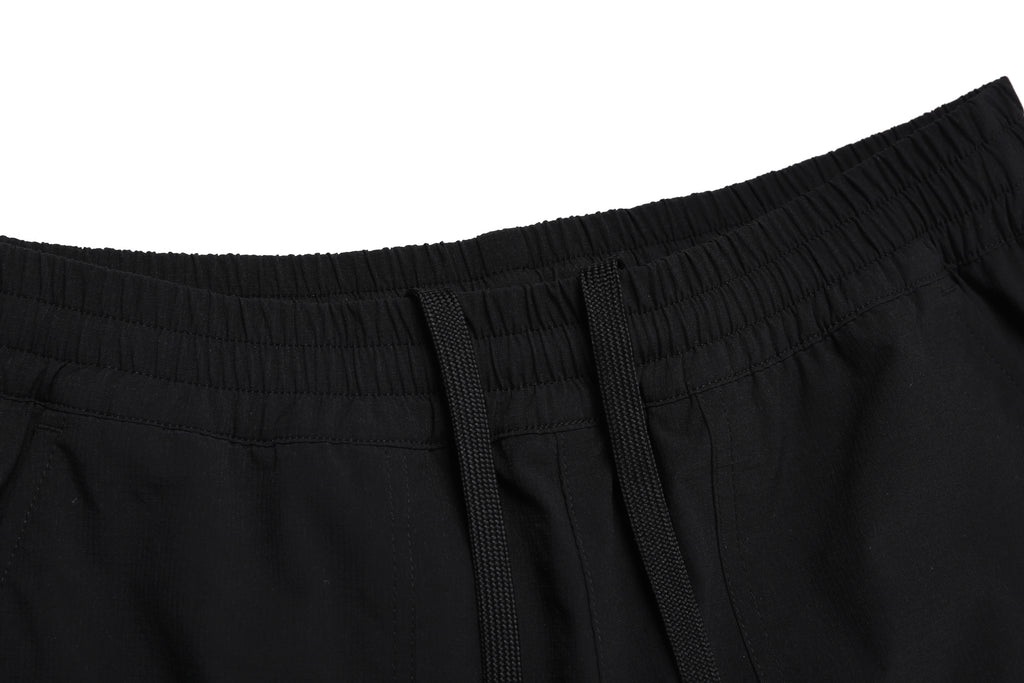 Unisex Parachute Wide Fit Pants- Carbon Black