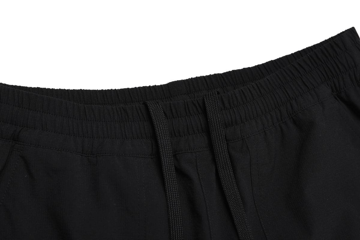 Unisex Parachute Wide Fit Pants- Carbon Black