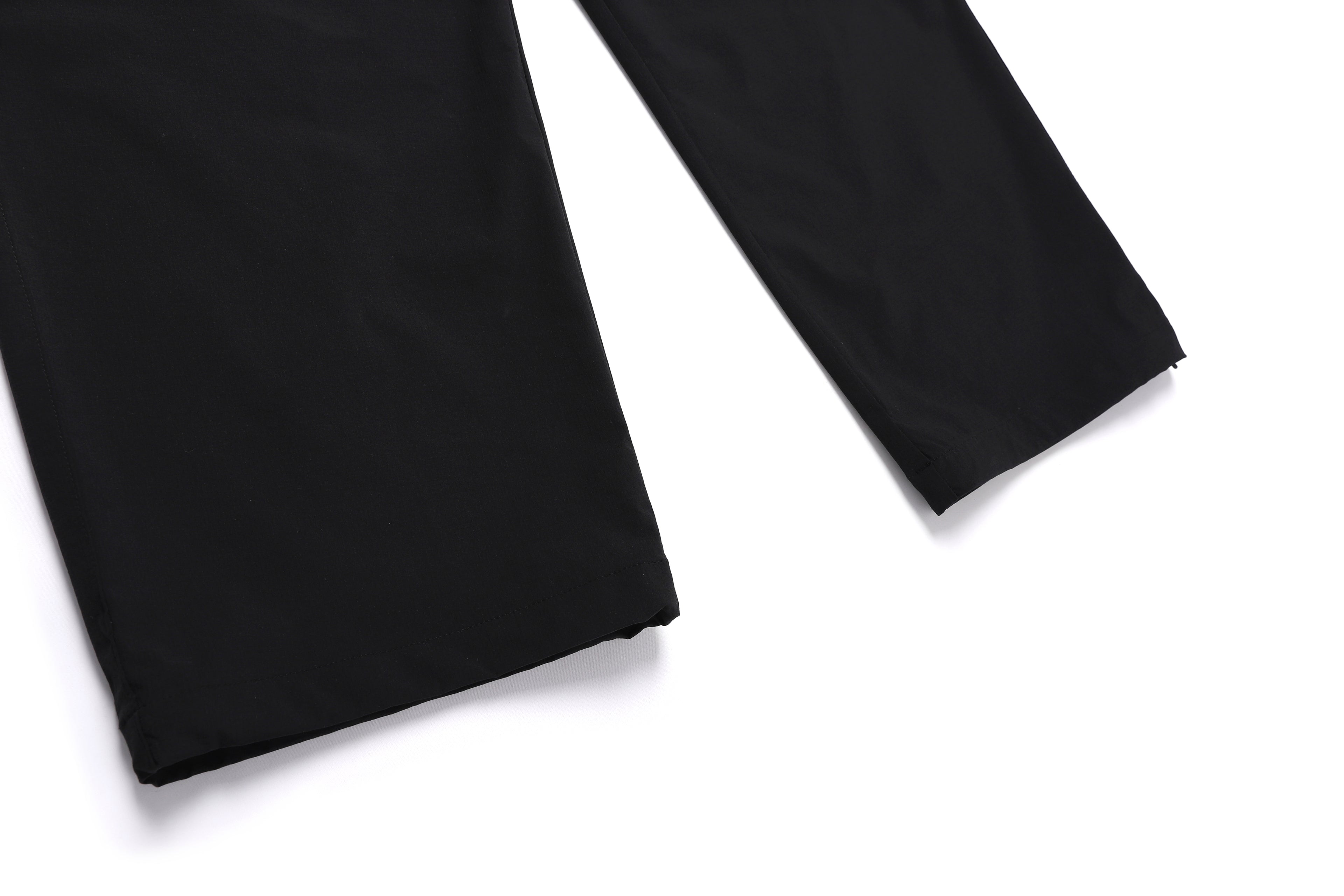 Unisex Parachute Wide Fit Pants- Carbon Black
