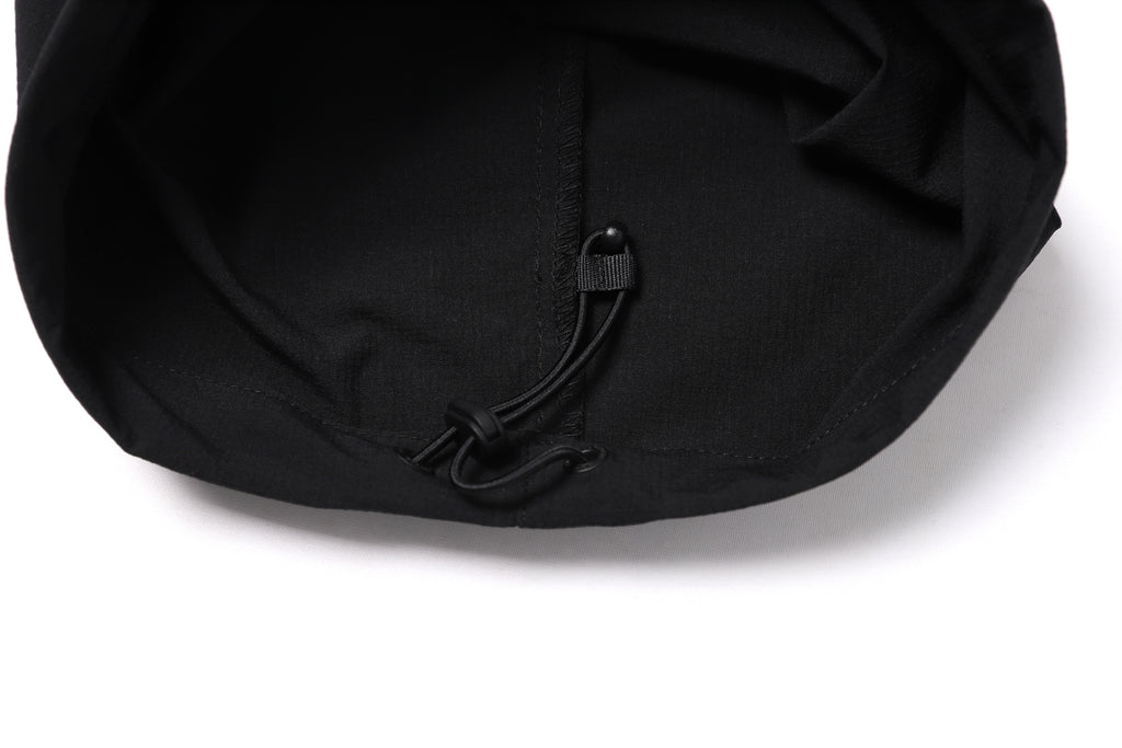 Unisex Parachute Wide Fit Pants- Carbon Black