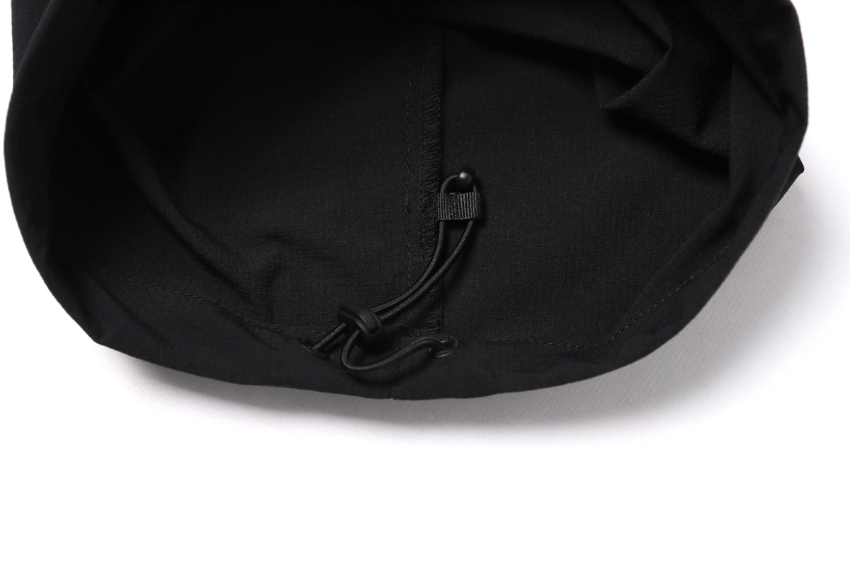 Unisex Parachute Wide Fit Pants- Carbon Black