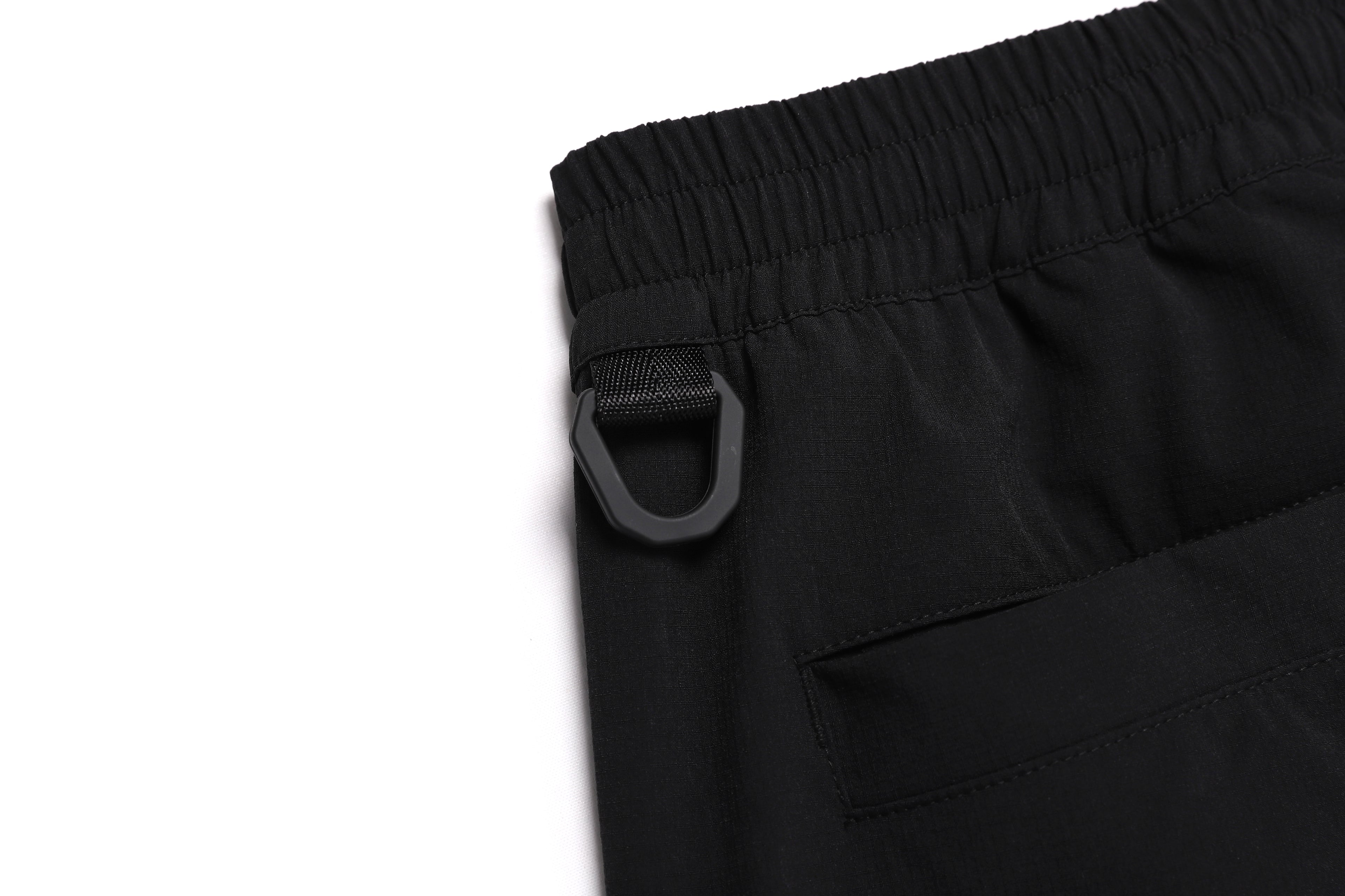 Unisex Parachute Wide Fit Pants- Carbon Black