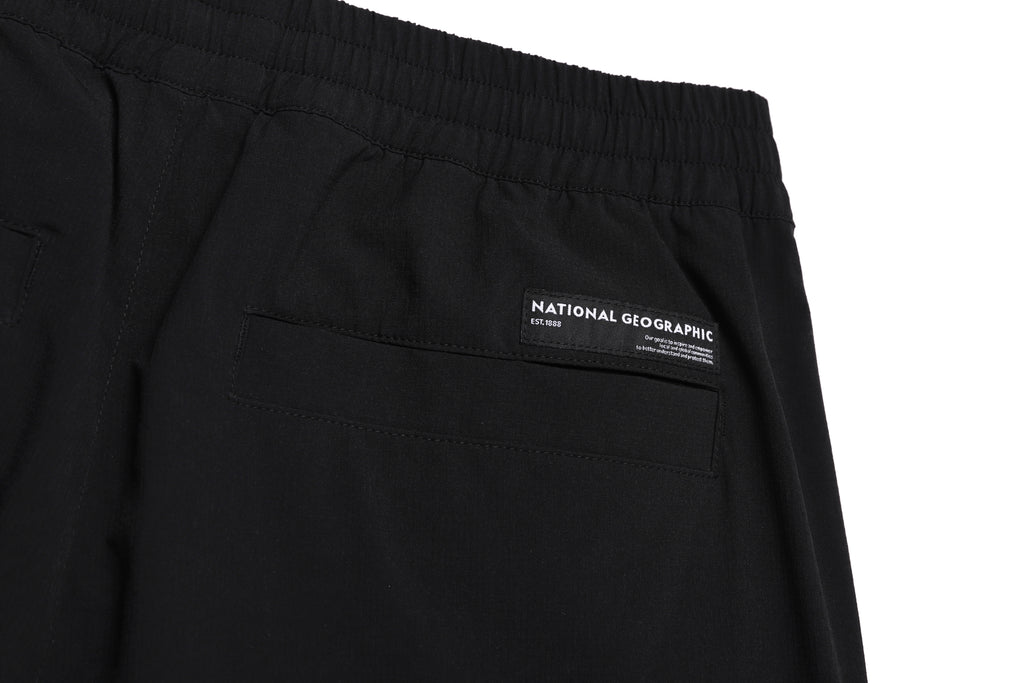 Unisex Parachute Wide Fit Pants- Carbon Black