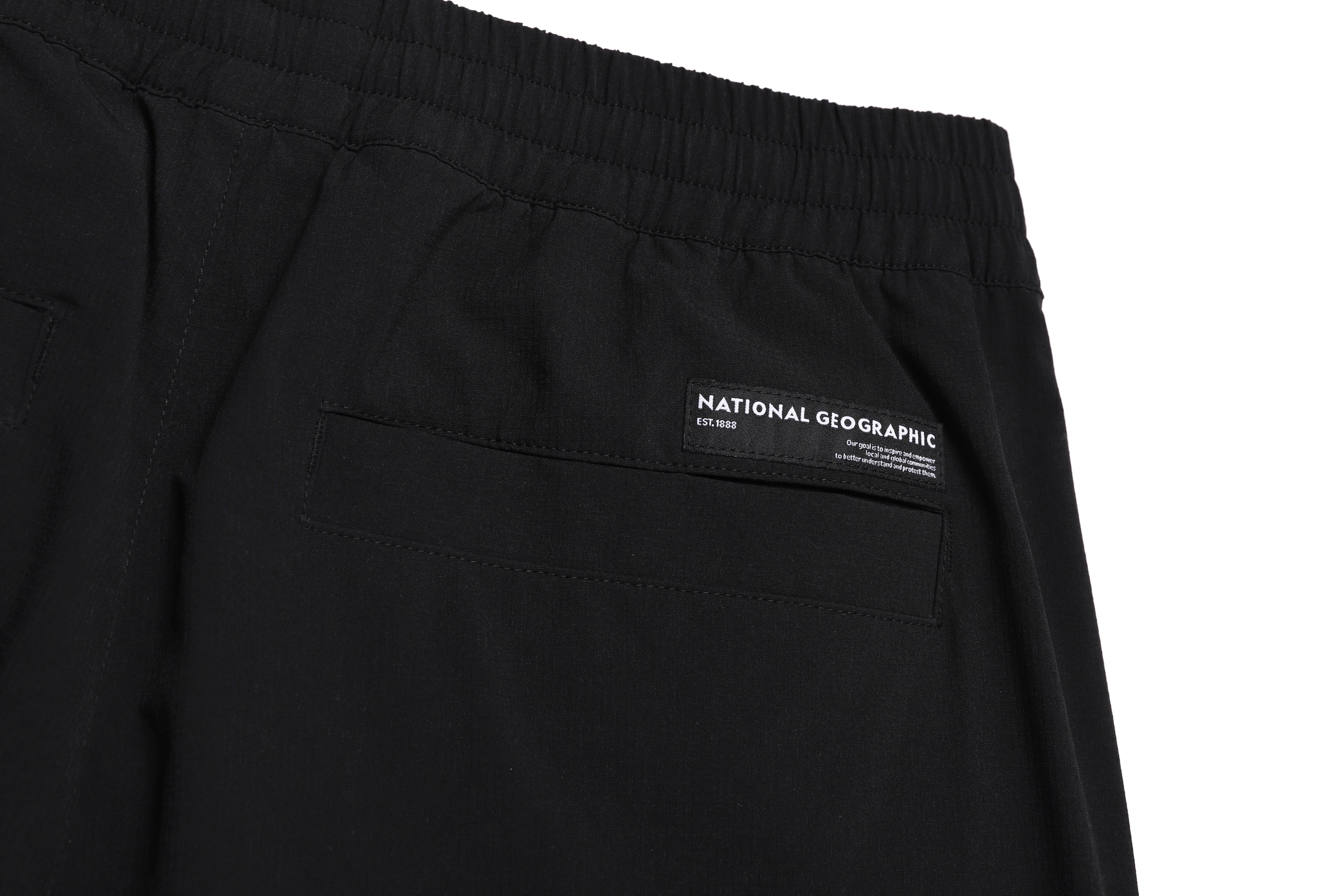 Unisex Parachute Wide Fit Pants- Carbon Black
