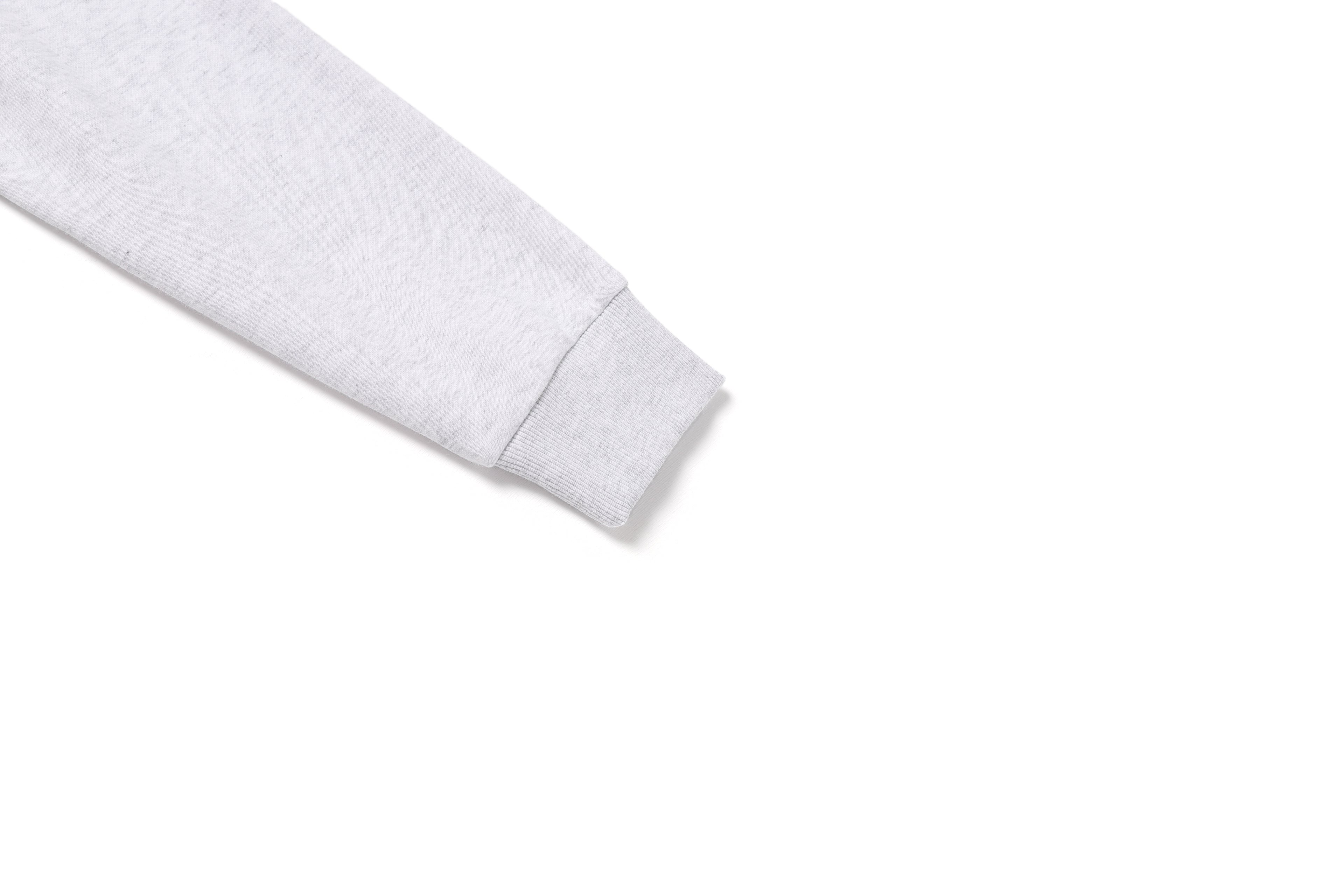 Unisex Plicata Small Logo Sweatshirt- M/ Ivory