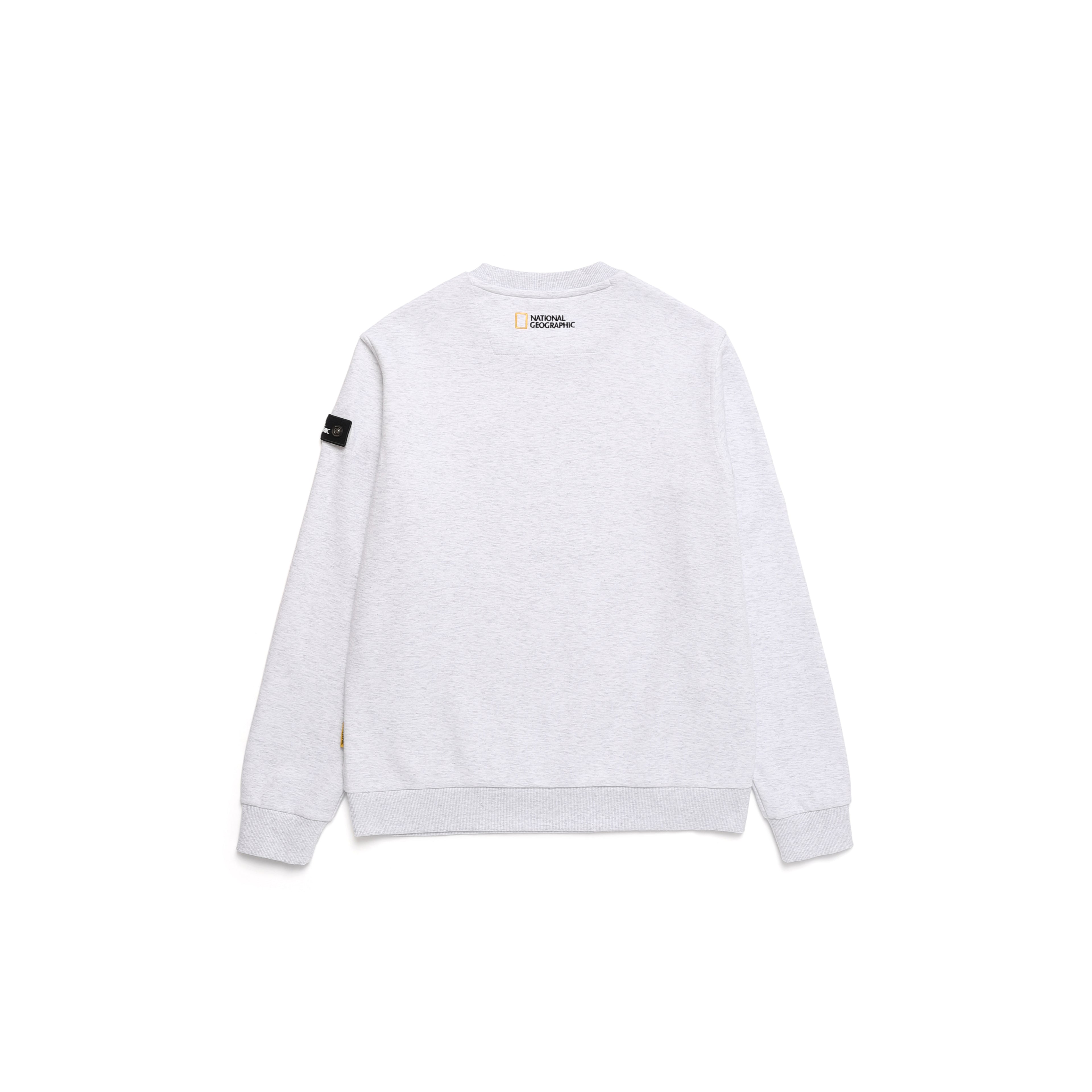 Unisex Plicata Small Logo Sweatshirt- M/ Ivory