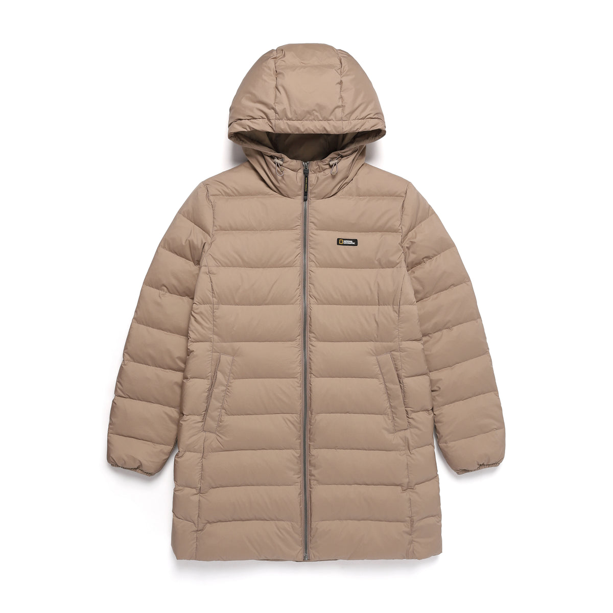 Women'S Milvus Light Weight Goose Mid Down Jumper- Beige
