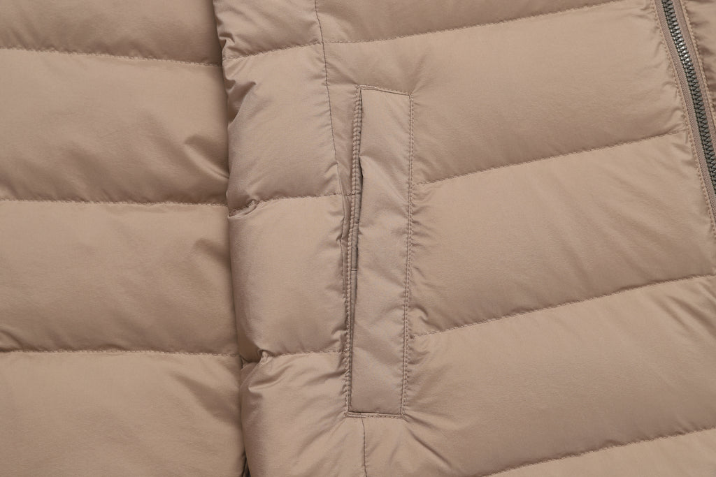 Women'S Milvus Light Weight Goose Mid Down Jumper- Beige