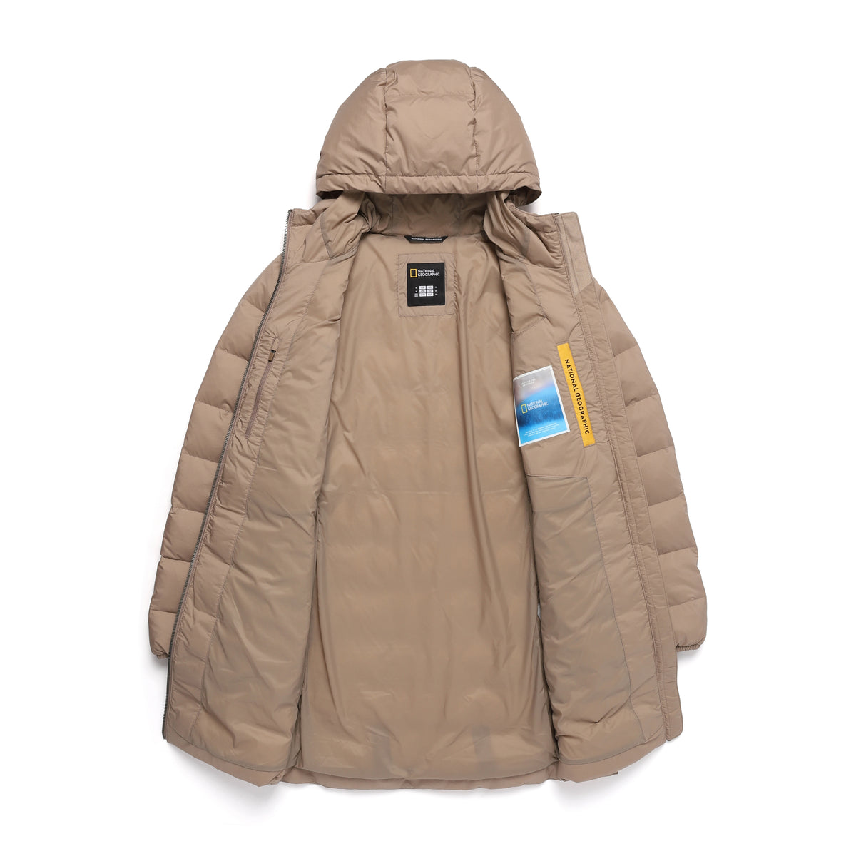 Women'S Milvus Light Weight Goose Mid Down Jumper- Beige