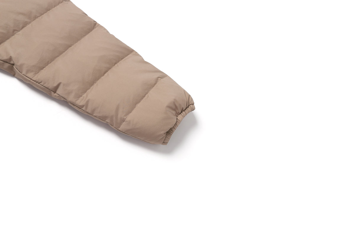 Women'S Milvus Light Weight Goose Mid Down Jumper- Beige