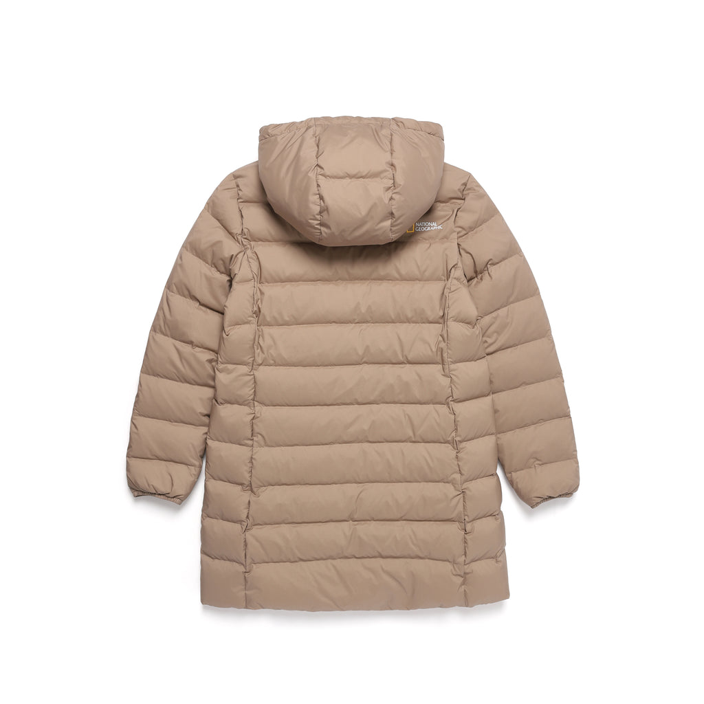 Women'S Milvus Light Weight Goose Mid Down Jumper- Beige