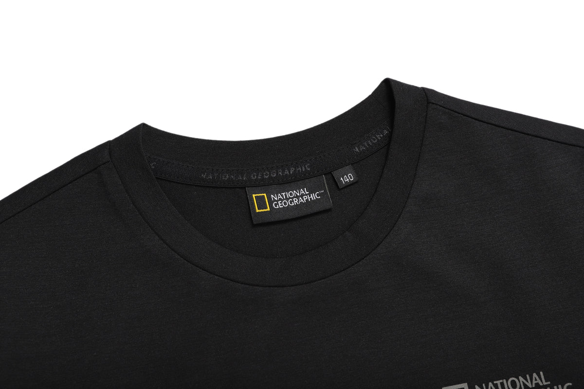 Kids Urban City Architecture Graphic T-Shirt- Carbon Black