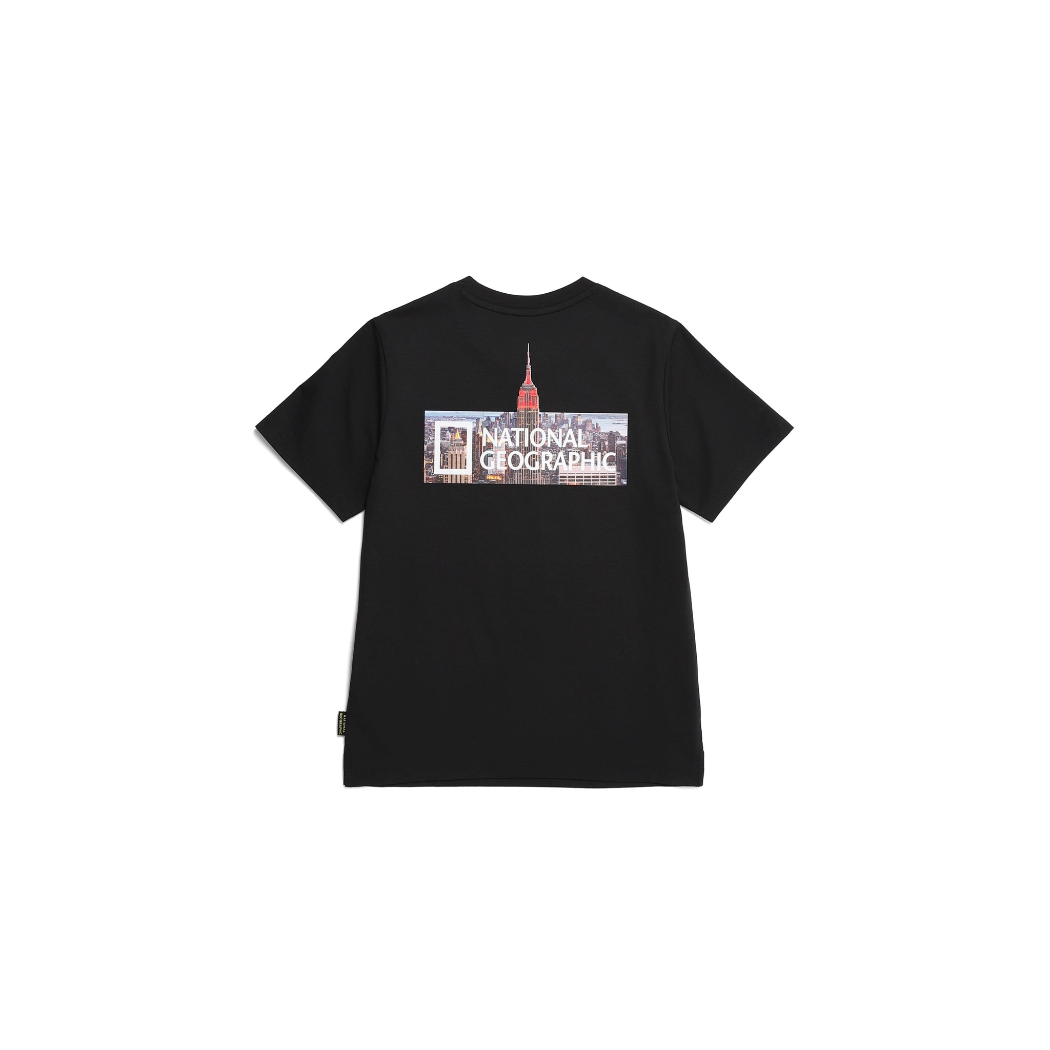KIDS URBAN CITY ARCHITECTURE GRAPHIC T-SHIRT- CARBON BLACK