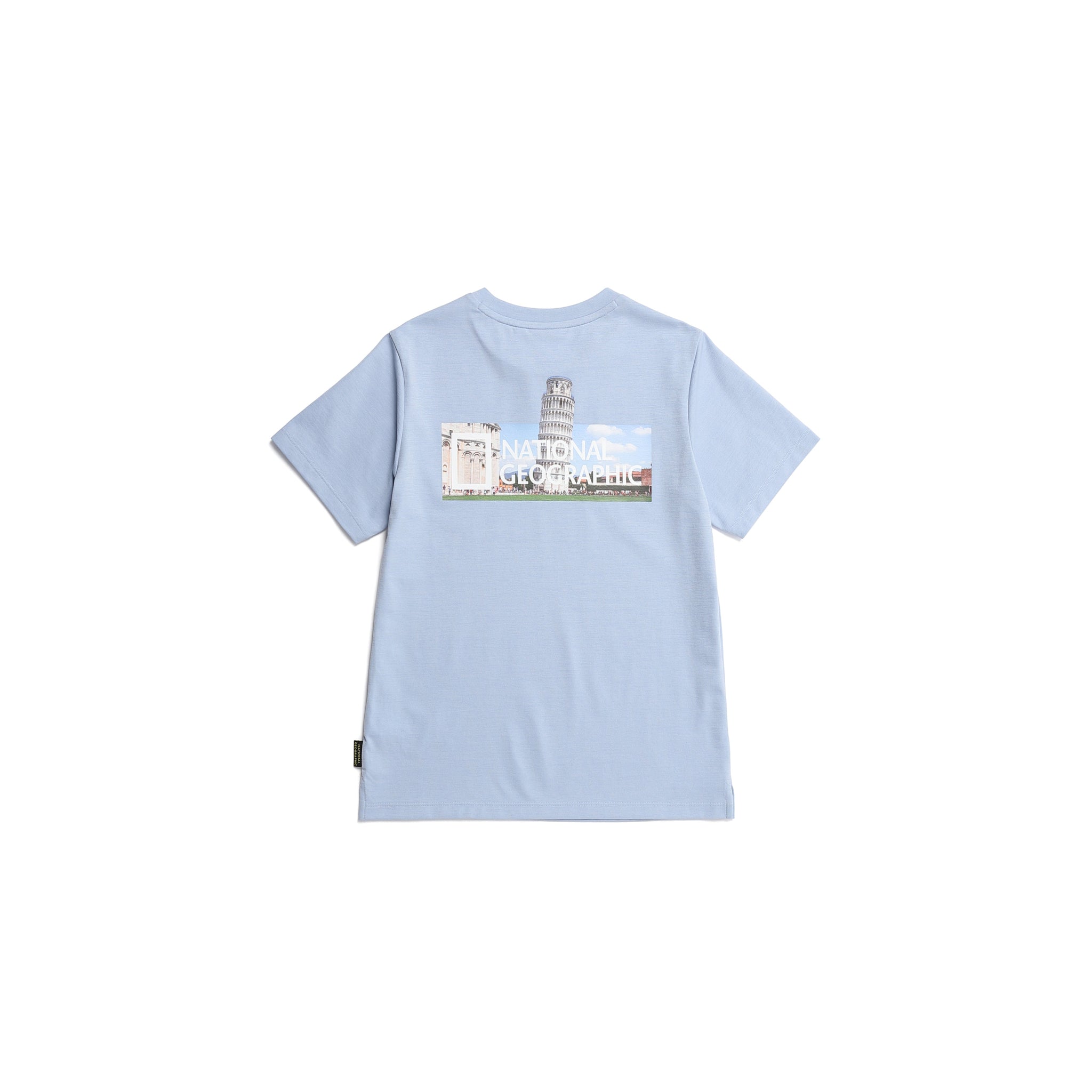 KIDS URBAN CITY ARCHITECTURE GRAPHIC T-SHIRT- STORM BLUE