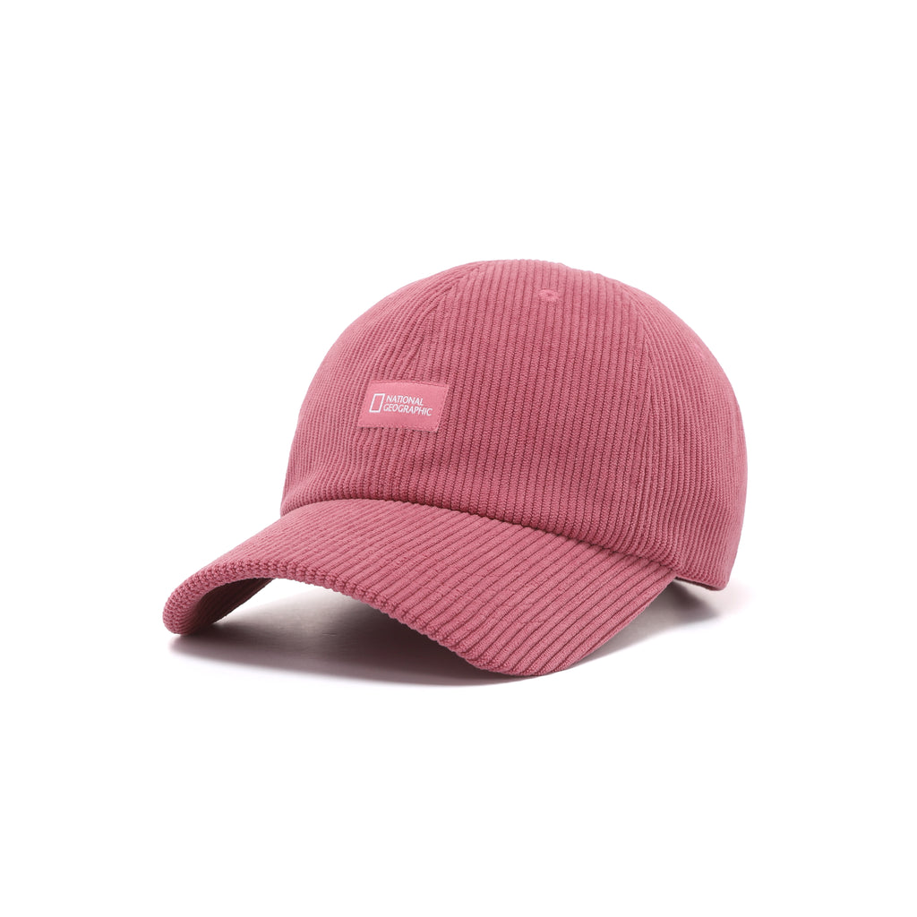 Unisex Corduroy Baseball Cap- D/Pink