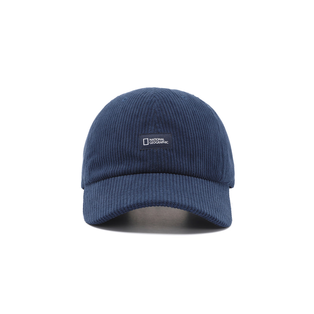 Unisex Corduroy Baseball Cap- Navy