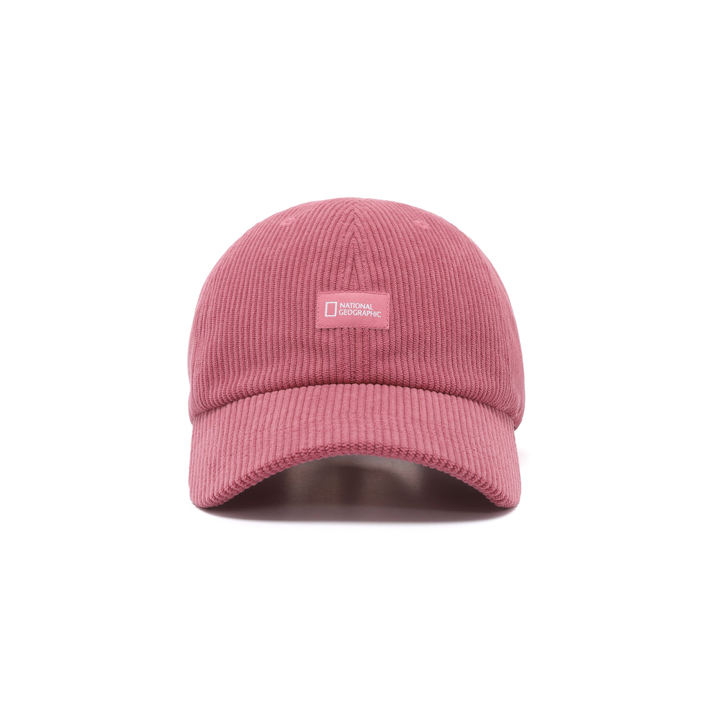 Unisex Corduroy Baseball Cap- D/Pink