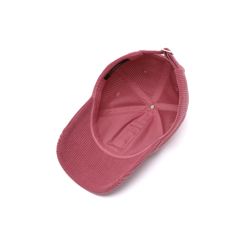 Unisex Corduroy Baseball Cap- D/Pink