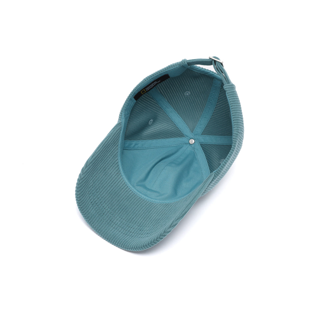 Unisex Corduroy Baseball Cap- Teal Green