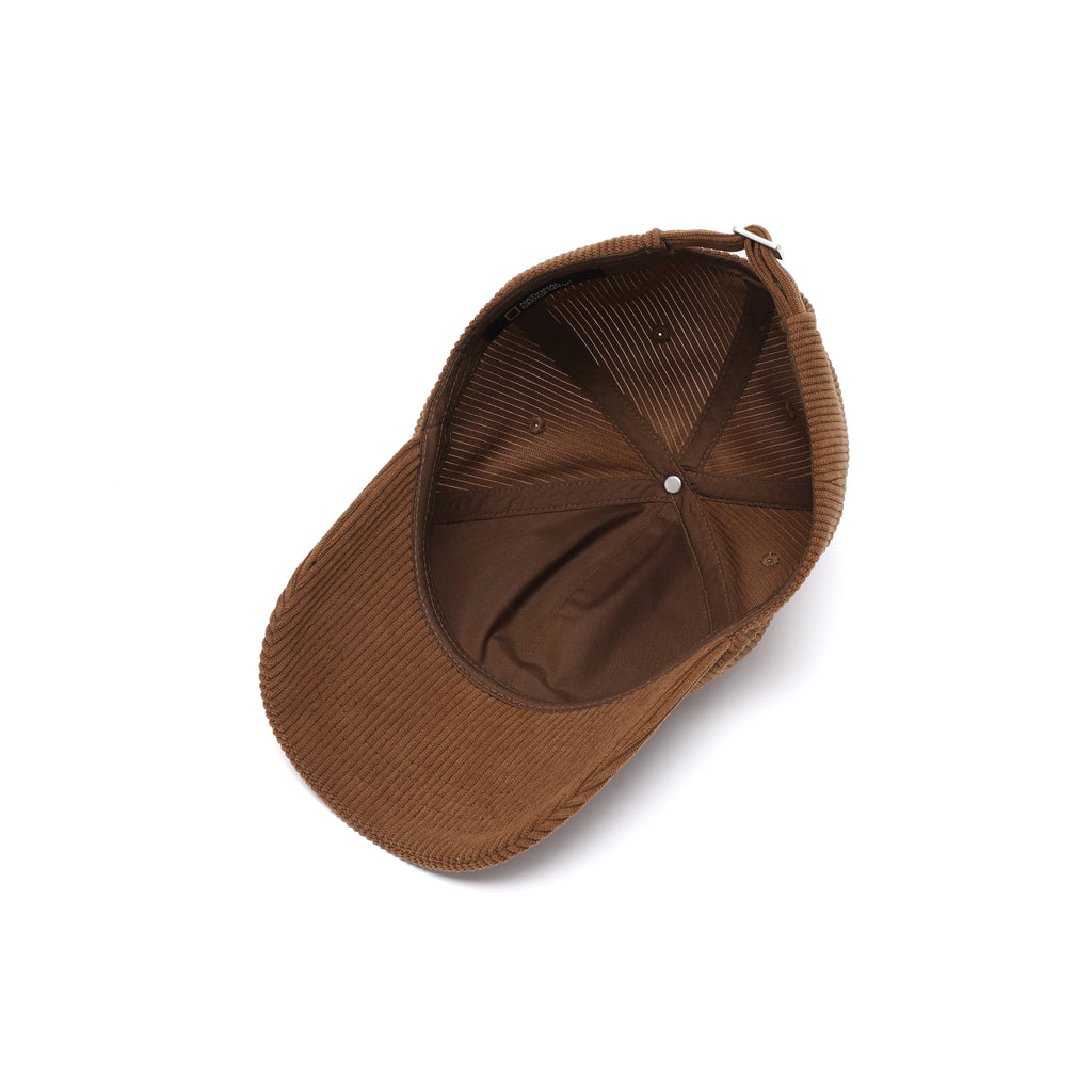 Unisex Corduroy Baseball Cap- Brown
