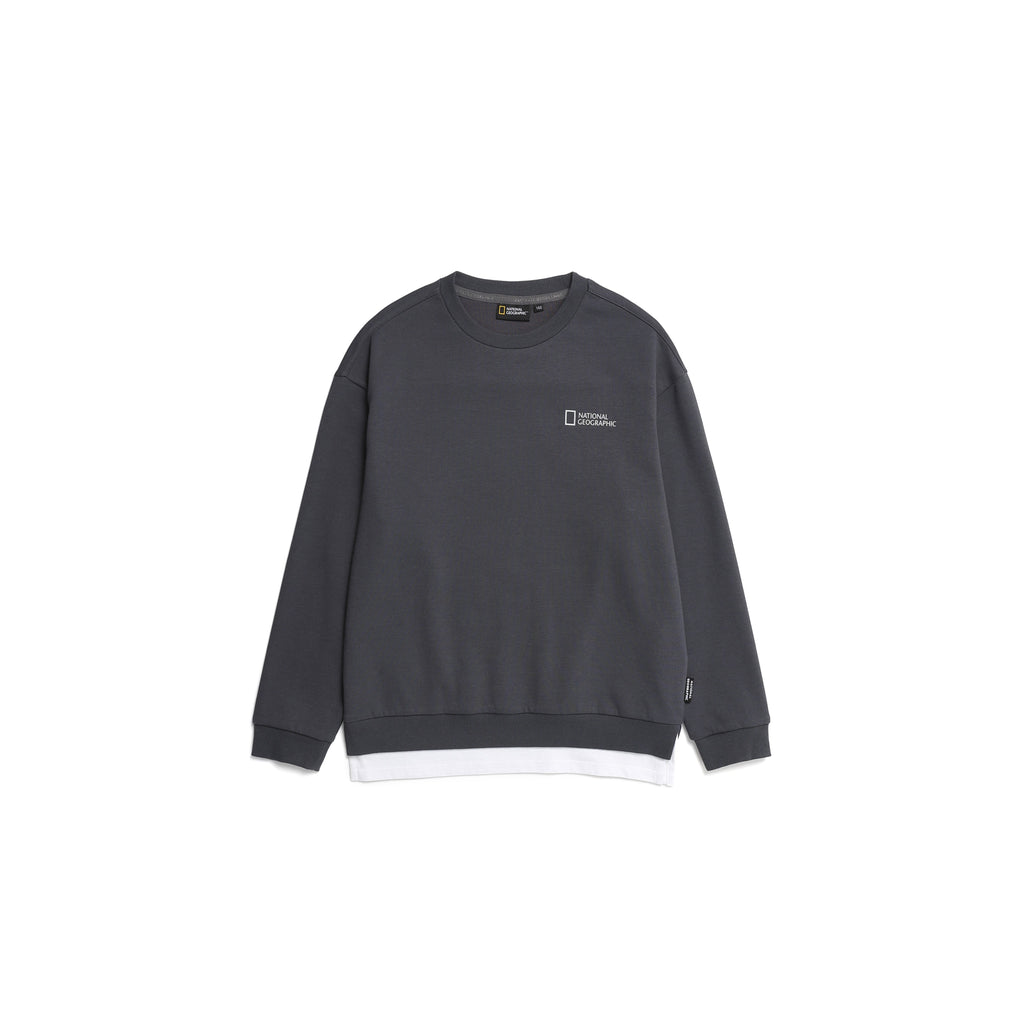 Kids Sweatshirt And Jogger Set- C Grey