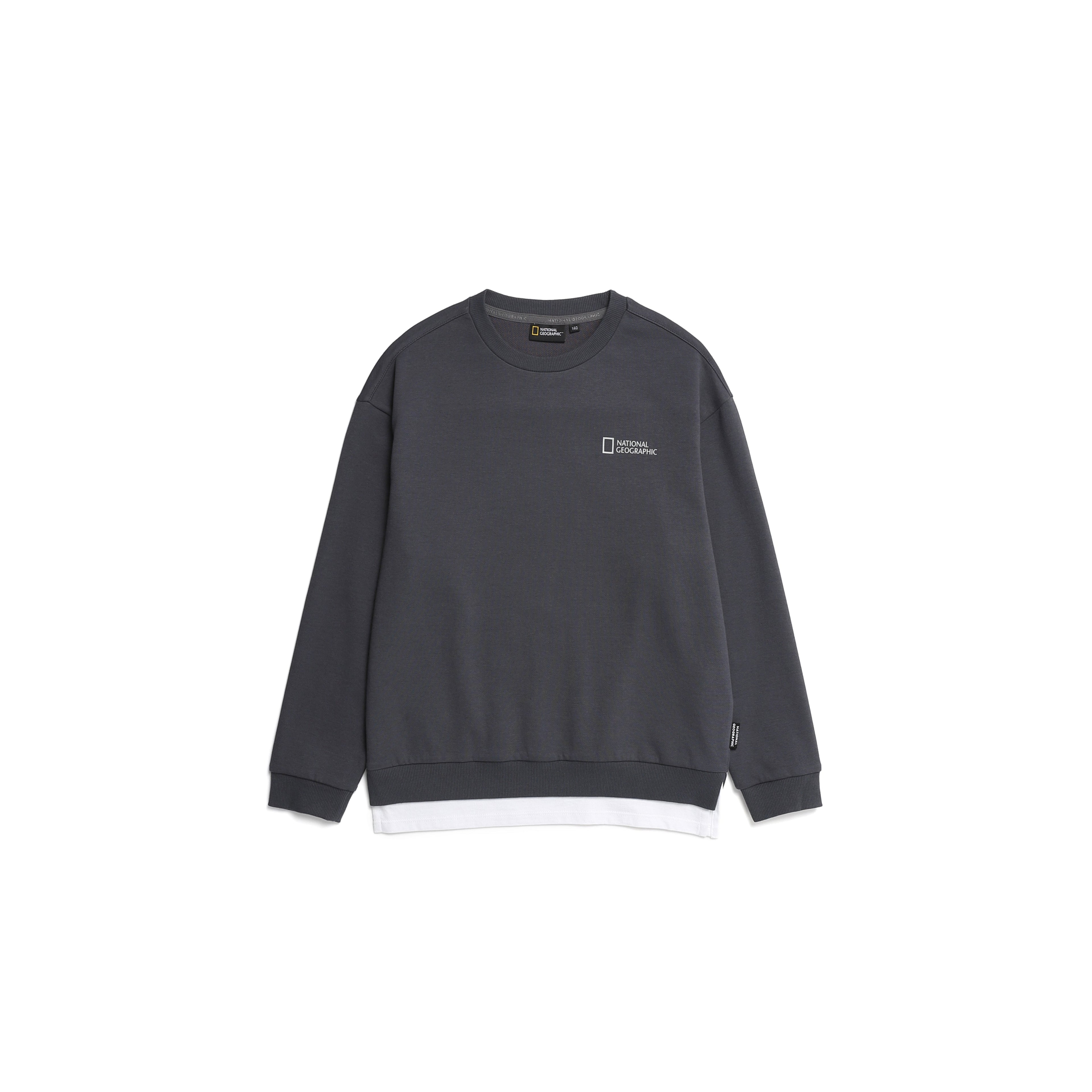 Kids Sweatshirt And Jogger Set- C Grey