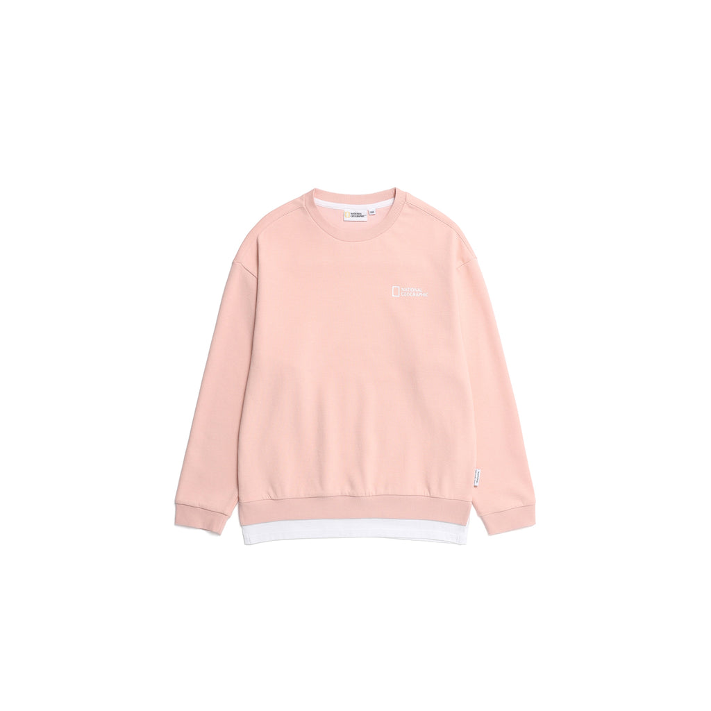 Kids Sweatshirt And Joggers Set- Peach