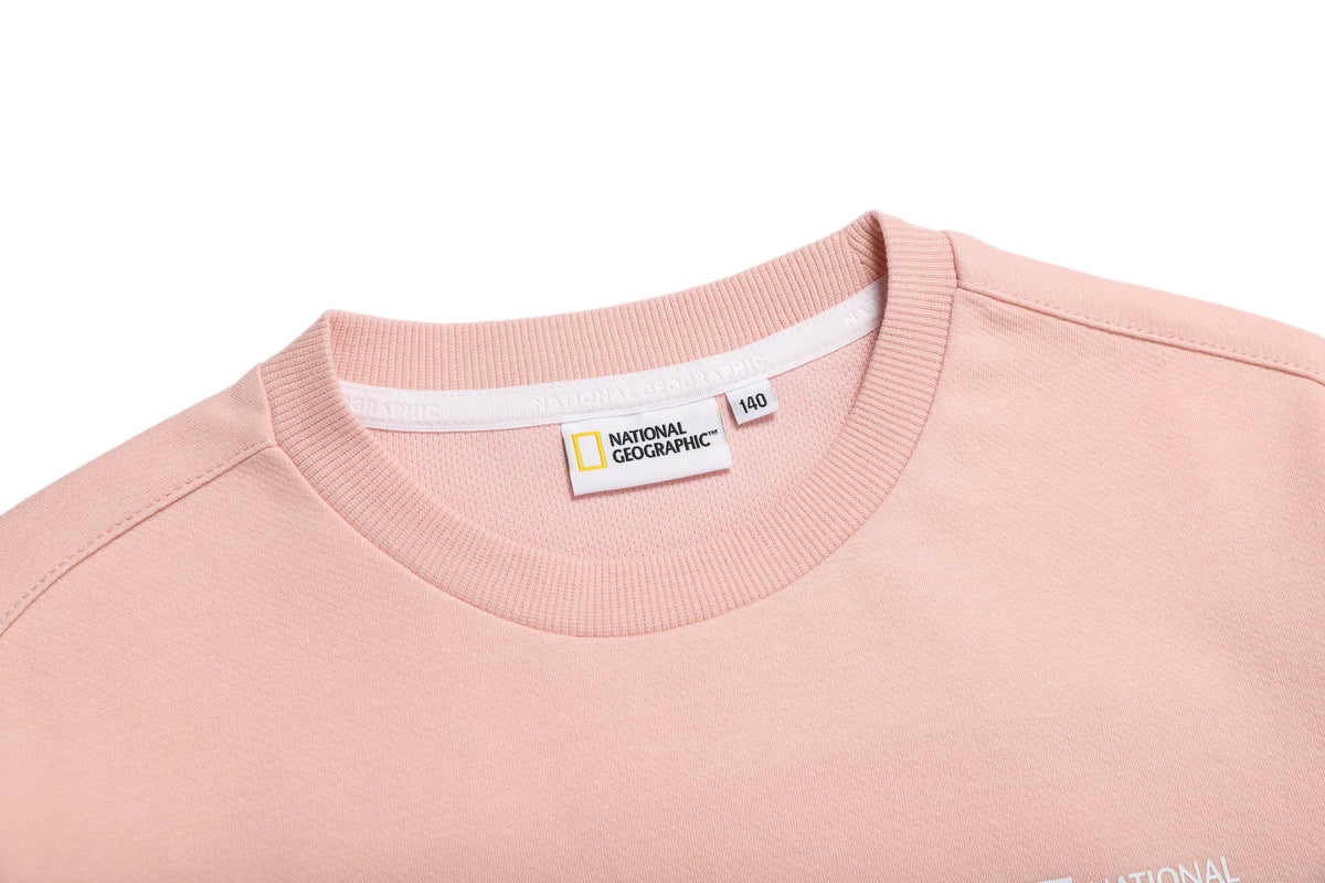 Kids Sweatshirt And Joggers Set- Peach