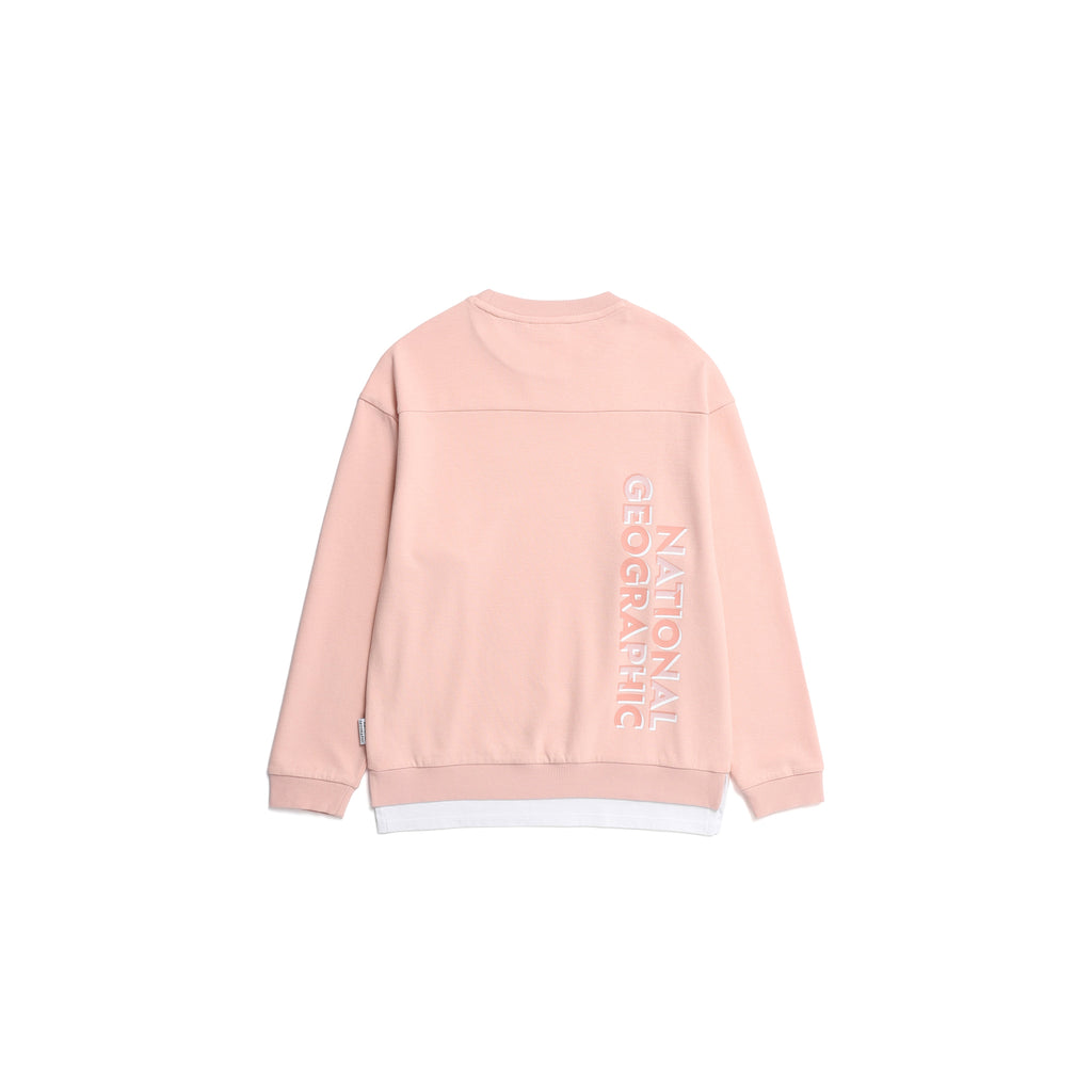 Kids Sweatshirt And Joggers Set- Peach